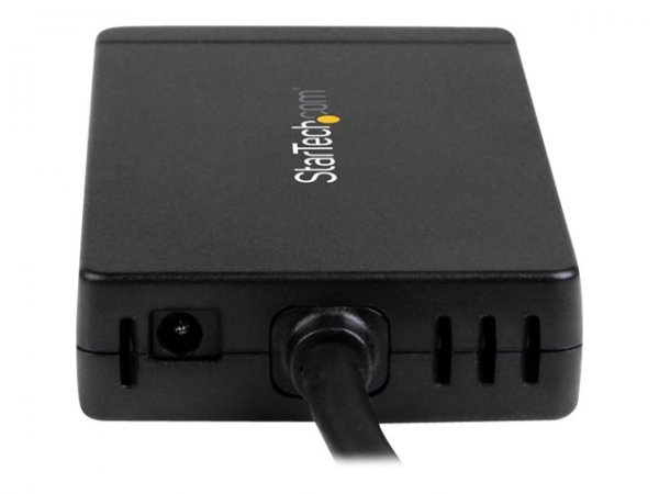 StarTech.com Hub USB 3.0 a 3 porte con USB-C e Ethernet Gigabit - Include Adattatore di Alimentazion