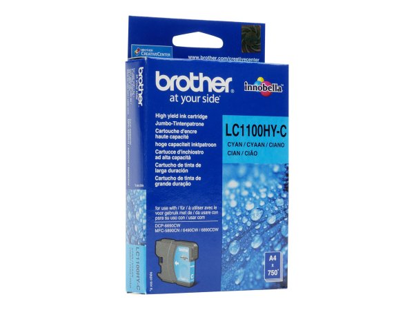 Brother LC LC1100HYC - Cartuccia di inchiostro Originale - Ciano - 16 ml