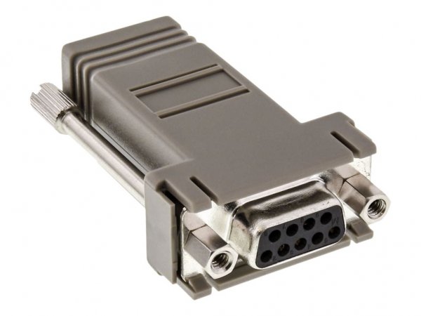 InLine Serial adapter - DB-9 (F) to RJ-12 (6 pin) (F)