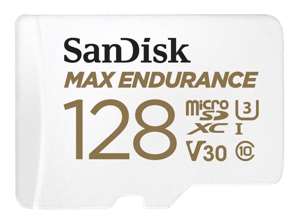 SanDisk Max Endurance - 128 GB - MicroSDXC - Classe 10 - UHS-I - 100 MB/s - 40 MB/s