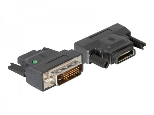 Delock DVI / HDMI Adapter - DVI-D - HDMI FM - Nero