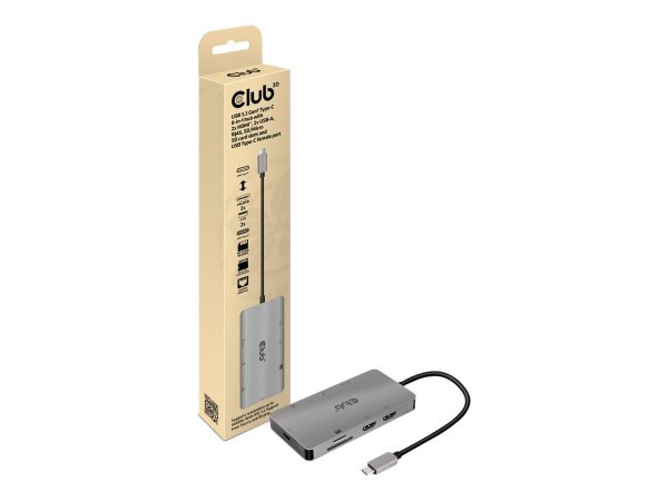 Club 3D CSV-1593 - USB 3.2 Gen 1 (3.1 Gen 1) Type-C - HDMI - USB 3.2 Gen 1 (3.1 Gen 1) Type-A - USB