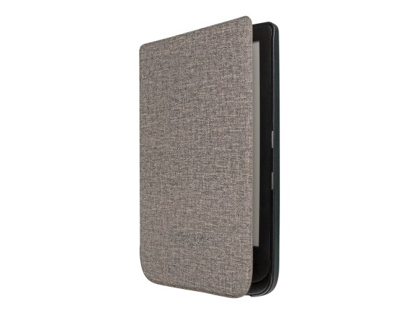 Pocketbook WPUC-627-S-GY - Custodia a libro - Marrone - Grigio - PocketBook - 15,2 cm (6") - Ecopell