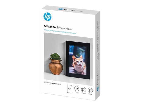 HP DeskJet Advanced Glossy Photo Paper A4 Photo paper - 250 g/m² - 100x150 mm - 100 foglio