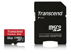 Transcend TS64GUSDU1 - 64 GB - MicroSDXC - Classe 10 - MLC - 90 MB/s - Class 1 (U1)