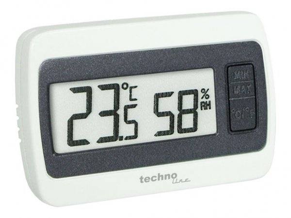 technoTrade Technoline WS 7005 - Grigio - Bianco - Plastica - F,°C - Digitale - LR 44 - 1,5 V