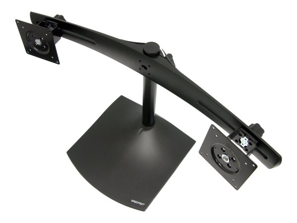 Ergotron DS Series DS100 Dual Monitor Desk Stand - Horizontal - 14 kg - 61 cm (24") - 75 x 75 mm - 1
