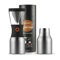 Asobu Cold Brew - Cold brew coffee maker - Schwarz - Silber - Kupfer - Edelstahl - 1 Stück(e)