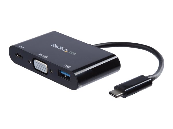 StarTech.com Adattatore Multifunzione USB-C a VGA con porta USB-A e Power Delivery - Cablato - USB 3