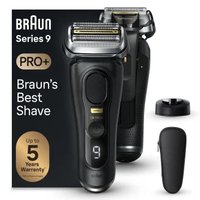Braun Series 9 Pro+ 9510s Wet & Dry, Rasoio, Nero, Batteria, Ioni di Litio, 60 min, con scatola
