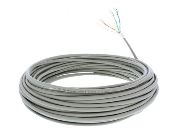InLine Bulk phone cable - 25 m