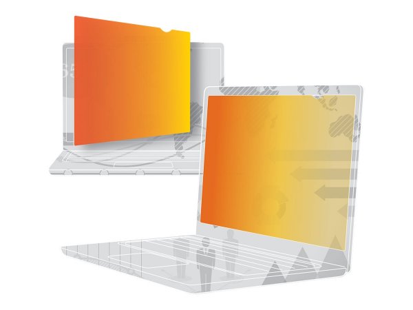 3M Blickschutzfilter Gold für Touch-Laptops mit 12,5" Vollbild - Blickschutzfilter für Notebook - 31