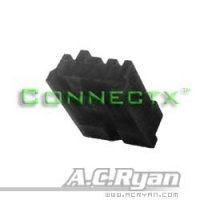 A.C.Ryan Connectx™ Floppy Power 4pin Female - Black 100x - Schwarz