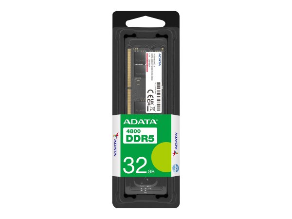 ADATA AD5S480032G-S - 32 GB - 1 x 32 GB - DDR5 - 4800 MHz - 262-pin SO-DIMM