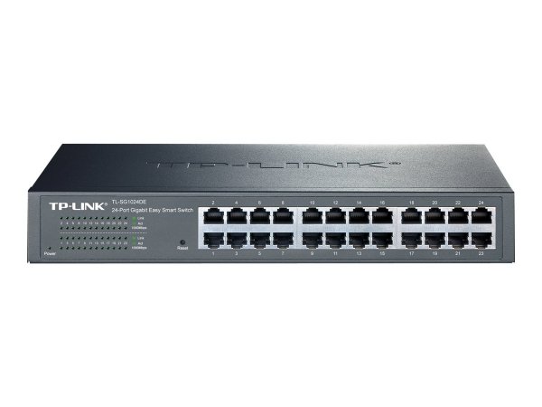 TP-LINK TL-SG1024DE - Gestito - L2 - Gigabit Ethernet (10/100/1000) - Full duplex - Montaggio rack