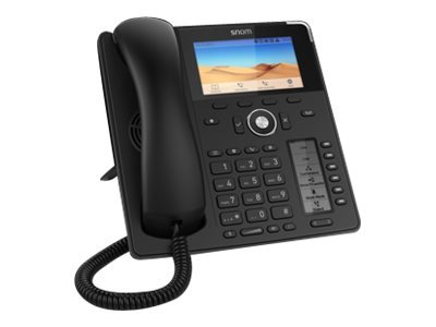 Snom D785 - IP Phone - Nero - Cornetta cablata - In-band - Out-of band - Info SIP - 12 linee - 10000