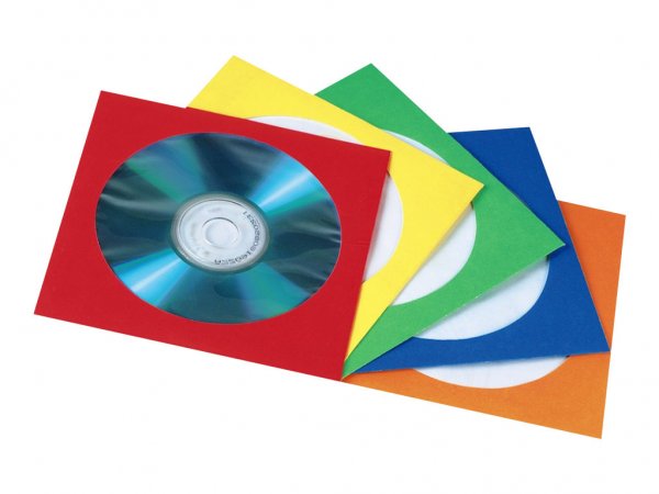 Hama 00078369 - Custodia a tasca - 1 dischi - Multicolore - Carta - 120 mm - 125 mm