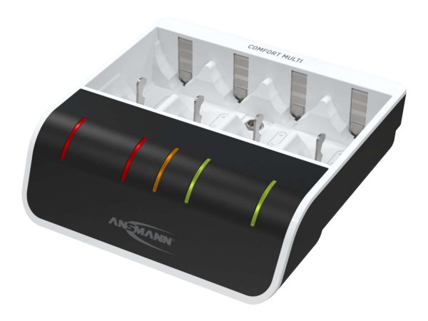 Ansmann Comfort Multi - 1,5 Std. USB-Batterieladegerät - (für AA, AAA, C, D, 9V)
