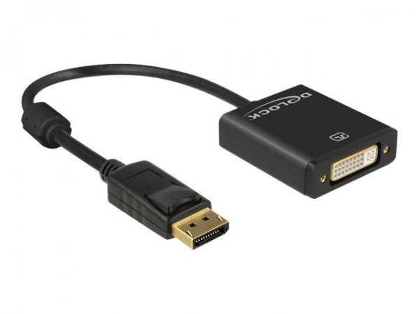 Delock 62599 - 0,2 m - DisplayPort - DVI-I - Maschio - Femmina - Oro