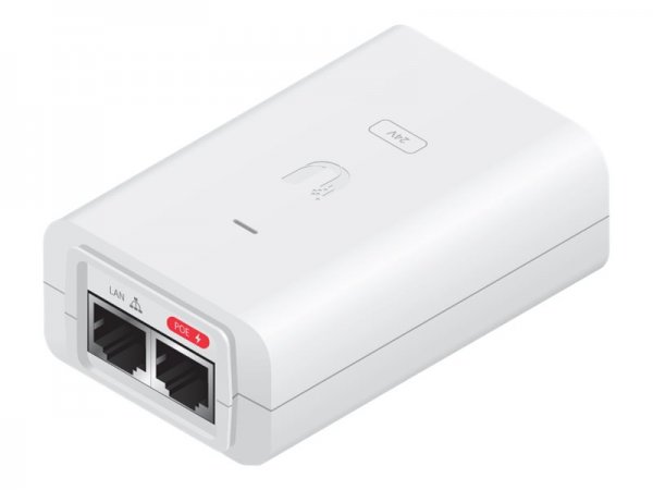UbiQuiti Networks POE-24-30W-G-WH - Gigabit Ethernet - 10,100,1000 Mbit/s - Bianco - CE - FCC - IC -