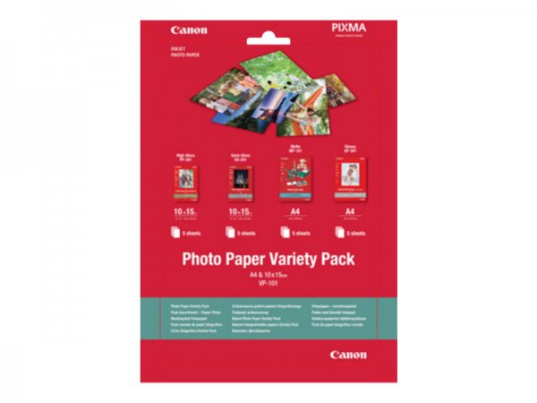 Canon Variety Pack VP-101 - 20 sheet(s) photo paper kit