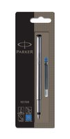 Parker Vector - Acciaio inossidabile - Sistema di riempimento della cartuccia - Blu - Acciaio inossi