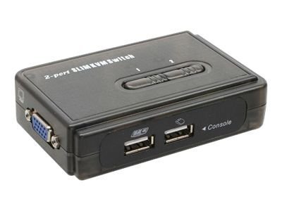 InLine KVM Switch - 2 porte - USB VGA - Kit cavi inclusi