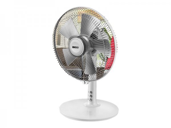 UNOLD 86810 - Ventilatore domestico con pale - Argento - Bianco - Tavolo - Metallo - Plastica - 1,8