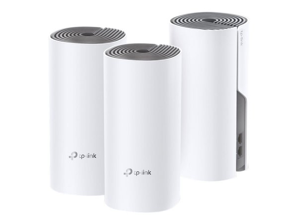 TP-LINK Deco E4 - WLAN-System (3 Router) - Netz - 802.11a/b/g/n/ac - Dual-Band (Packung mit 3)