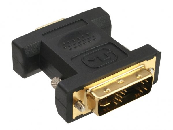 InLine VGA-Adapter - HD-15 (VGA) (W) bis DVI-A (S)