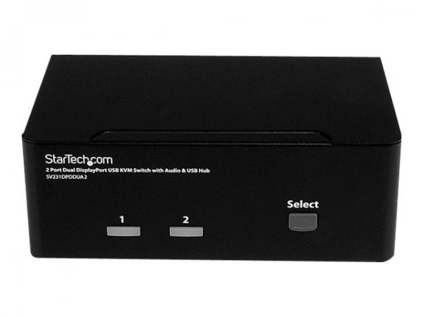 StarTech.com Switch KVM a 2 porte DisplayPort per doppio Monitor - 4k 60hz - 3840 x 2160 Pixel - 4K