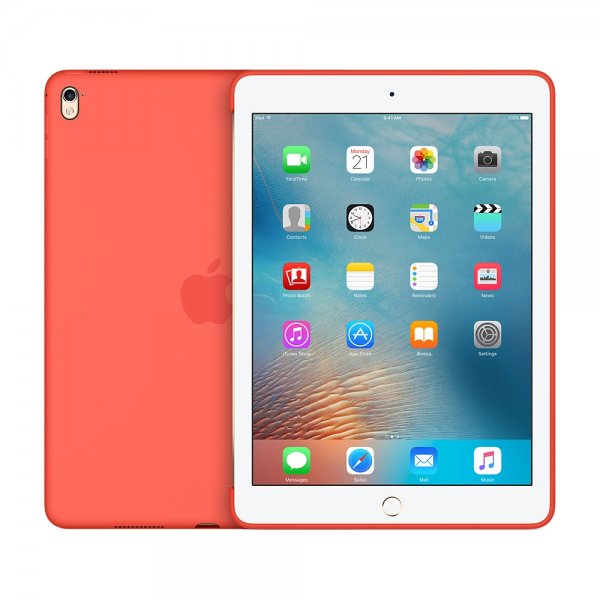 Apple Hintere Abdeckung für Tablet - Silikon - Apricot