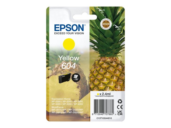 Epson 604 - Resa standard - 2,4 ml - 1 pz - Confezione singola