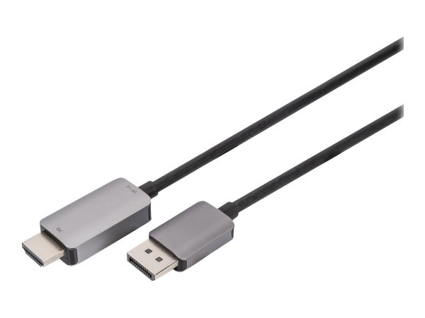 DIGITUS Cavo adattatore DisplayPort 8K - DP - HDMI tipo A - 1,8 m - DisplayPort - HDMI - Maschio - M