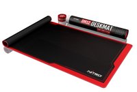 Nitro Concepts DM12 - Black,Red - Monotone - Fabric,Rubber - Gaming mouse pad