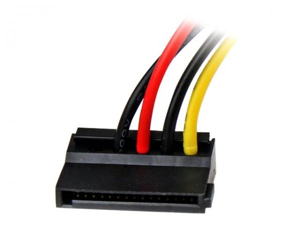 StarTech.com 15cm 4-Pin Molex auf SATA Kabel links gewinkelt - Stecker/Buchse - Netzteil - SATA-Stro