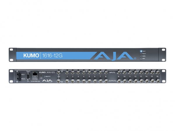 AJA KUMO Compact 16x16 12G-SDI Router - Video/Audio-Schalter