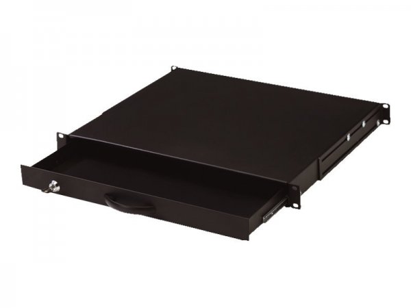 DIGITUS Cassetto per tastiera per armadi di rete e server - Nero - 25 kg - 1U - Turchia - 48,3 cm (1