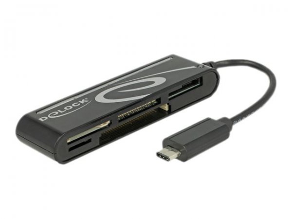 Delock USB 2.0 Card Reader USB Type-C male 5 Slots - Kartenleser - All-in-one (Multi-Format)