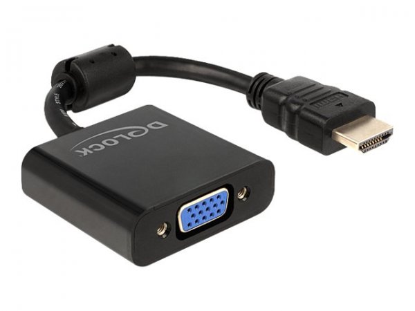 Delock Video adapter - HD-15 (VGA) (F) to HDMI (M)