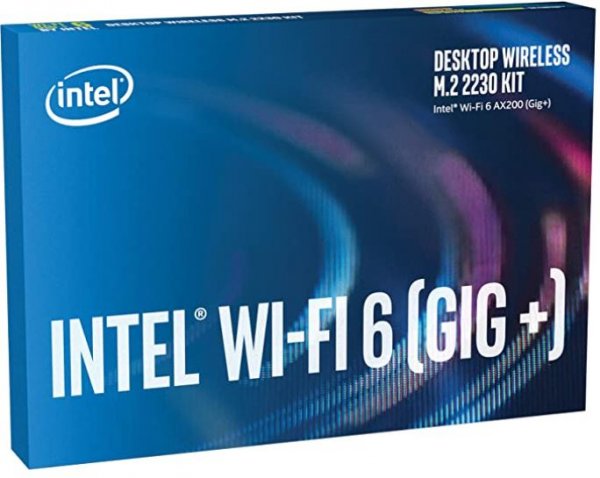 Intel Wi-Fi 6 AX200 - Netzwerkadapter - M.2 2230 / M.2 1216 - Bluetooth 5.0, 802.11ax (Wi-Fi 6)