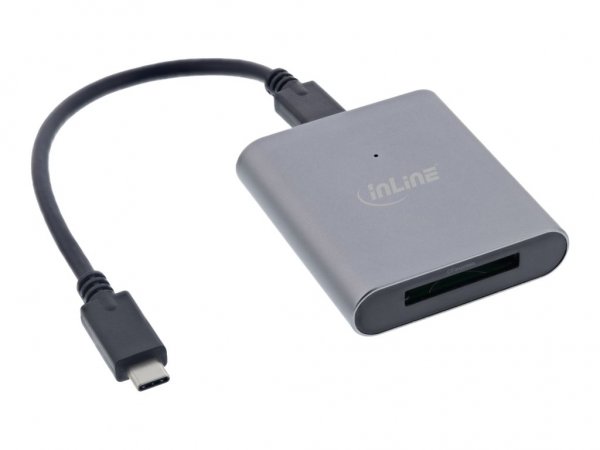 InLine Cardreader USB 3.2 Gen.2 USB-C o USB-A - per schede CFexpress tipo B