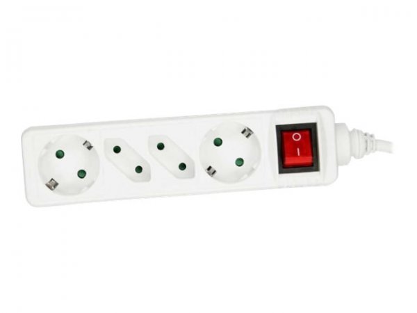 InLine Power strip - output connectors: 4