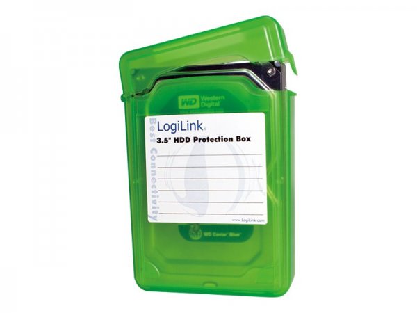 LogiLink UA0133G - Cover - Verde - 3.5" - Resistente agli urti - Resistente all’acqua