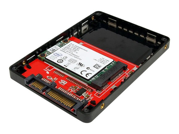 StarTech.com Box esterno adattatore da SATA a Mini SATA 2,5" SSD - Argento - 0 - 50 °C - -10 - 85 °C