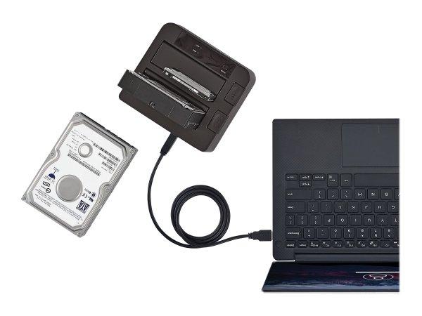 StarTech.com Box esterno USB 3.1 (10Gbps) a doppio alloggiamento da 2,5"/3,5" SATA SSD/HDD - HDD - S