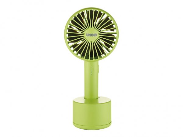 UNOLD Breezy Swing - Ventilatore domestico con pale - Verde - Tavolo - 120° - Pulsanti - Batteria