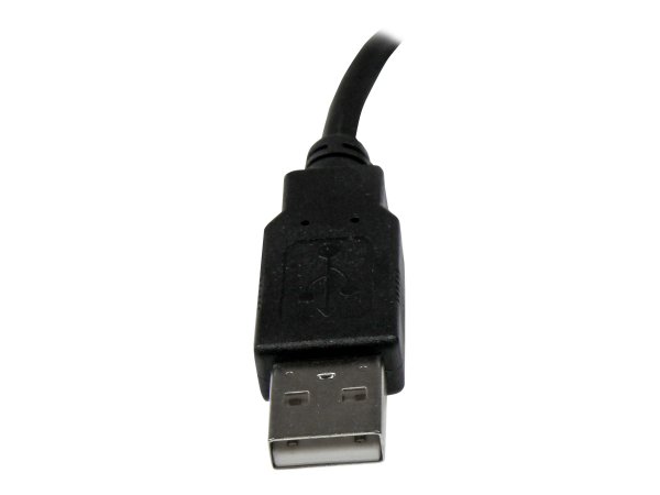 StarTech.com USB 2.0 Verlängerung 15cm - USB-A Verlängerungskabel Stecker auf Buchse - Schwarz - USB