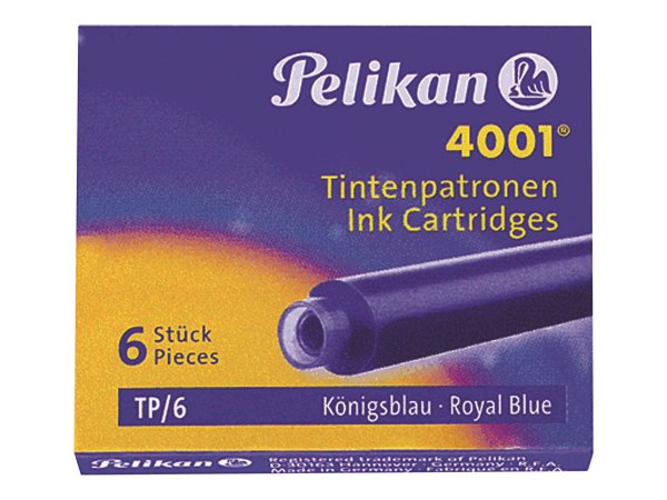 Pelikan TP/6 - Blu - Blu - Penna stilografica - 6 pezzo(i)