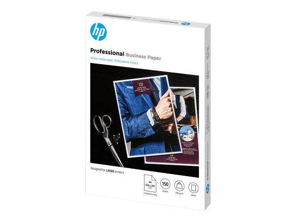 HP Professional Business Paper - Matte - 200 g/m2 - A4 (210 x 297 mm) - 150 sheets - Stampa laser -